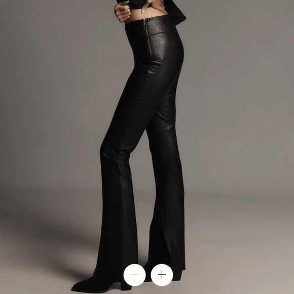 PAIGE SAKAI FAUX LEATHER LEGGINGS - Picture 2 of 10